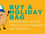 Click here to buy a holiday bag. By donating £35 you will will help feed a child through the holidays.